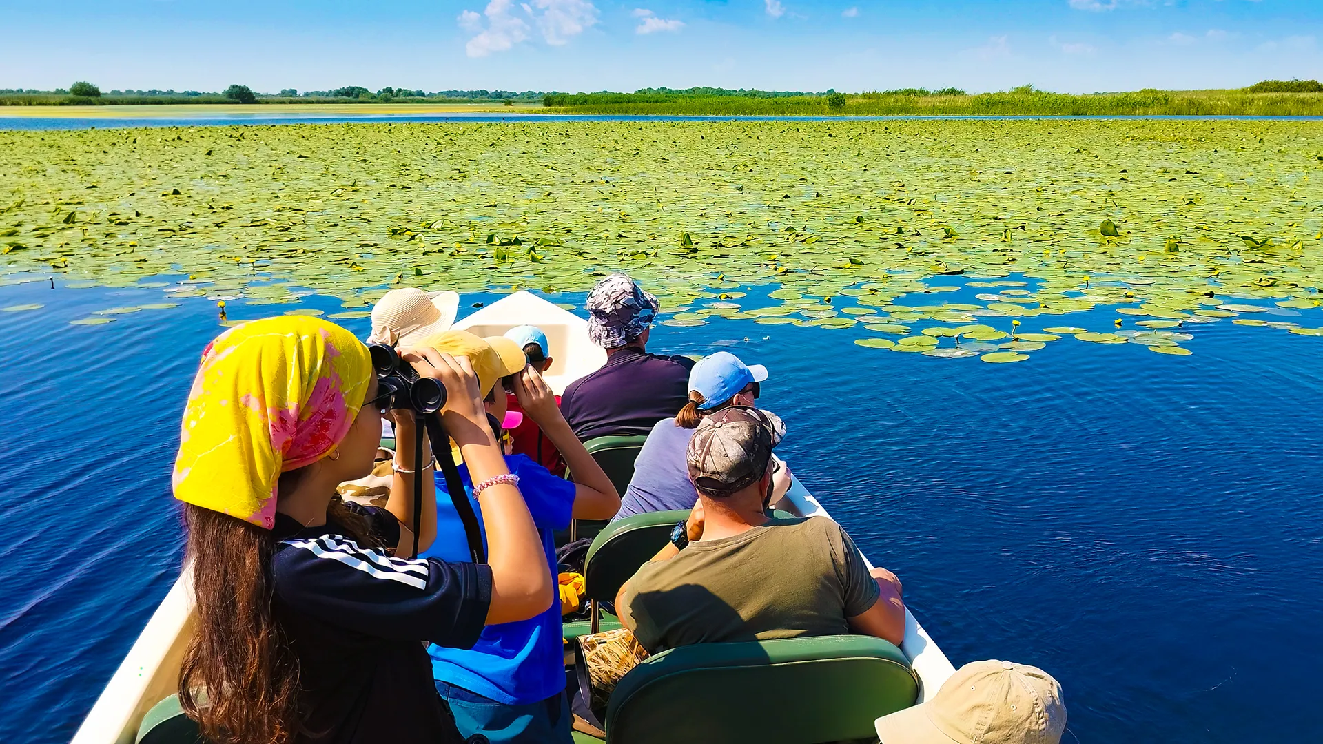 Danube Delta Summer Trip by Boat and Guide